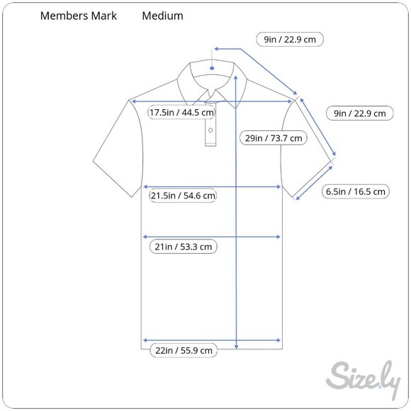 Members Mark Men's Gray Polo Shirt Classic Fit Medium NWT - Picture 2 of 5